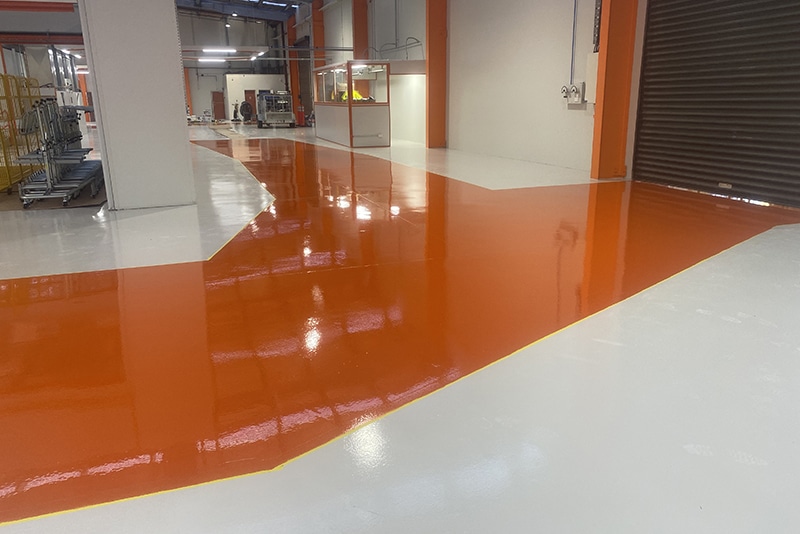 orange floor